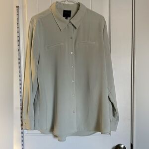 LG- Alex Marie Mint Button-Up Blouse